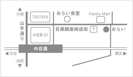 中目黒の魚屋おらい